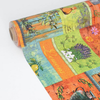 Клеёнка на стол Доляна «Прованс», на тканевой основе, рулон 20 метров, ширина 137 см, общая толщина 0,22 мм Клеёнка на стол Доляна «Прованс», на тканевой основе, рулон 20 метров, ширина 137 см, общая толщина 0,22 мм