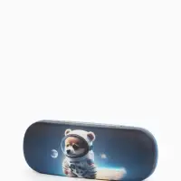 Футляр для очков Космос, 16*4*6 см, хлопушка, МИКС