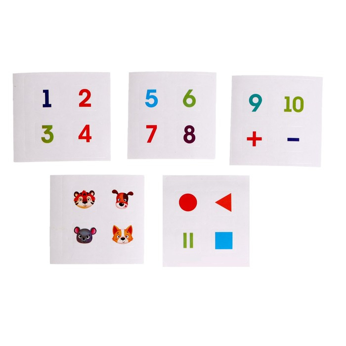 Конструктор обучающий &laquo;Умные пазлы&raquo;, 138 деталей, набор карточек