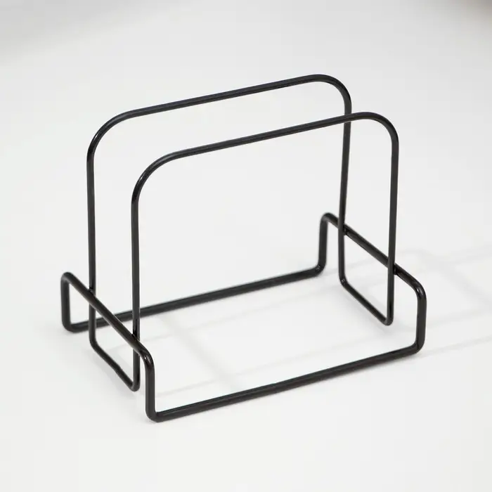 Салфетница Доляна &laquo;Демо&raquo;, 13&times;8.5&times;11 см, цвет тёмно-коричневый