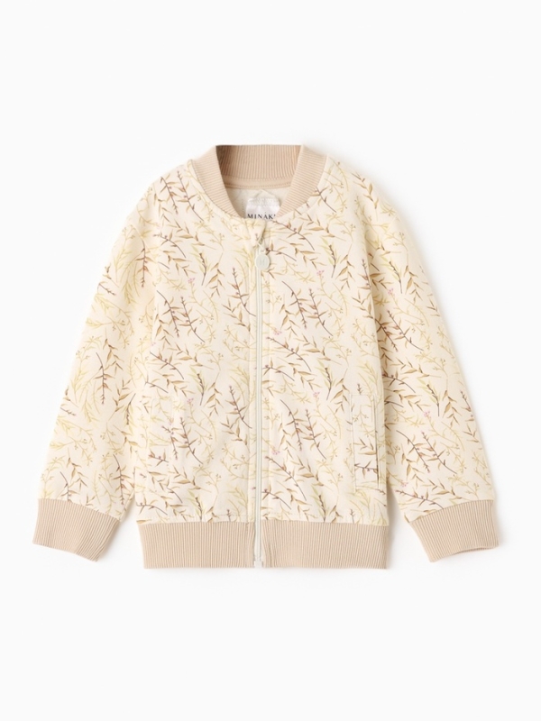 Бомбер детский MINAKU Бомбер детский MINAKU "Nature", цвет бежевый, рост 68-74 см