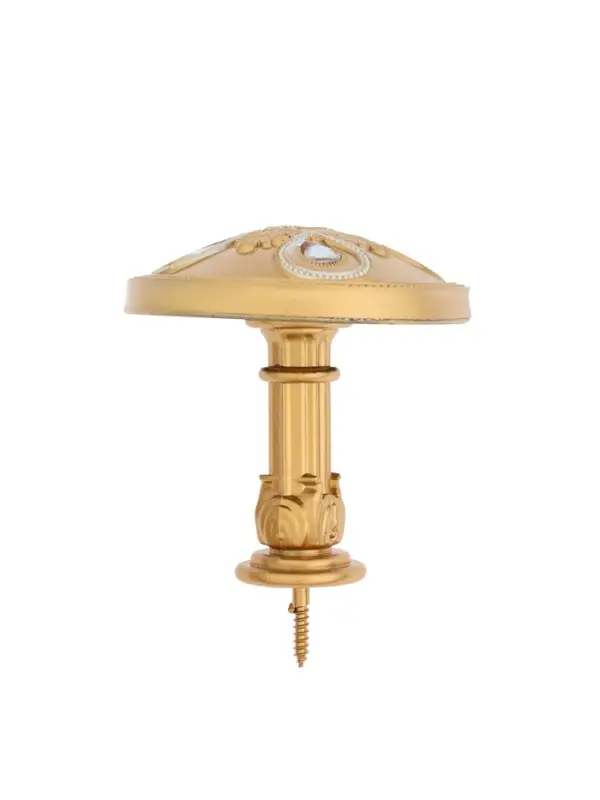 Крючок для штор CAPPIO KS033, d=98 мм, цвет золото с серебром, 2 шт