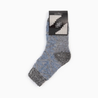 Носки детские шерстяные Фактурная вязка цвет голубой, размер 16 Носки детские шерстяные Фактурная вязка цвет голубой, размер 16