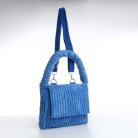 Сумка молодёжная на магните, цвет синий