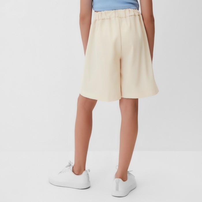 Юбка-шорты для девочки MINAKU цвет бежевый, рост 146 см Юбка-шорты для девочки MINAKU цвет бежевый, рост 146 см