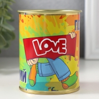 Подарочные носки в банке &laquo;Лучший подарок&raquo;, (внутри носки мужские, цвет чёрный)