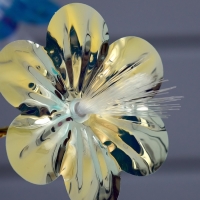 Светодиодное дерево &laquo;Неоновые цветы&raquo; 1.5 м, 80 LED, постоянное свечение, 220 В, свечение тёплое белое