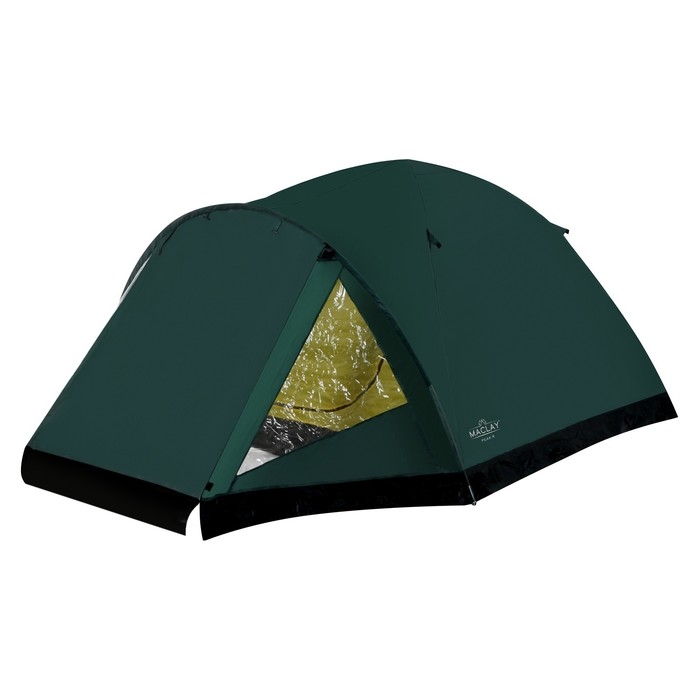 Палатка туристическая, трекинговая maclay PEAK 4, 4-местная, с тамбуром