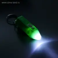 Фонарик свет на кольце "Карандаш" мигает МИКС 5х1,7х1,7 см
