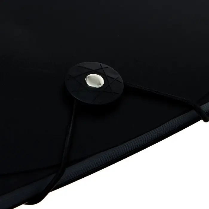 Папка для бумаги А4 на резинке пластиковая Calligrata, 12 отделений, черная