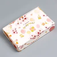 Коробки подарочная, складная, с окном &laquo;С Днем Рождения&raquo;, 20&times;12&times;4 см