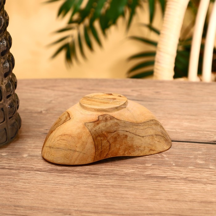 Тарелка 17х8х7 см, тиковое дерево