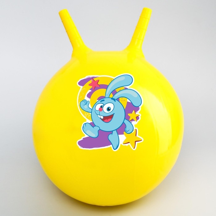 Мяч прыгун Смешарики &laquo;Крош&raquo;, с рожками, d=45 см, 350 г, цвет МИКС