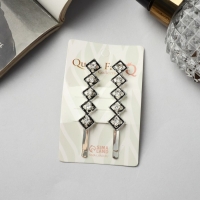 Невидимка для волос "Джаннет" (набор 2 шт) куб, 6,5 см, серебро Невидимка для волос "Джаннет" (набор 2 шт) куб, 6,5 см, серебро