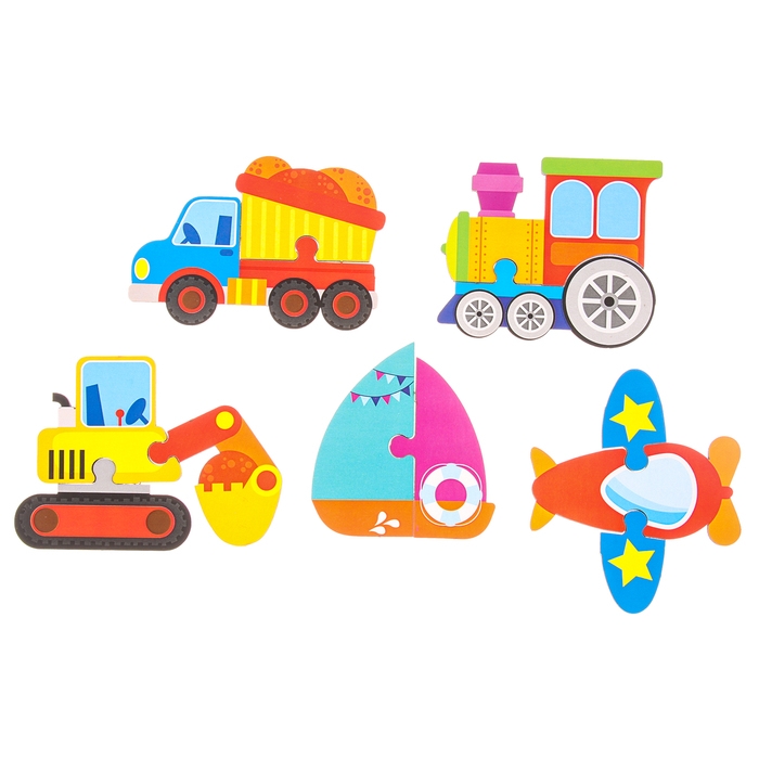 Головоломка пазл из крупных деталей &laquo;Транспорт&raquo;