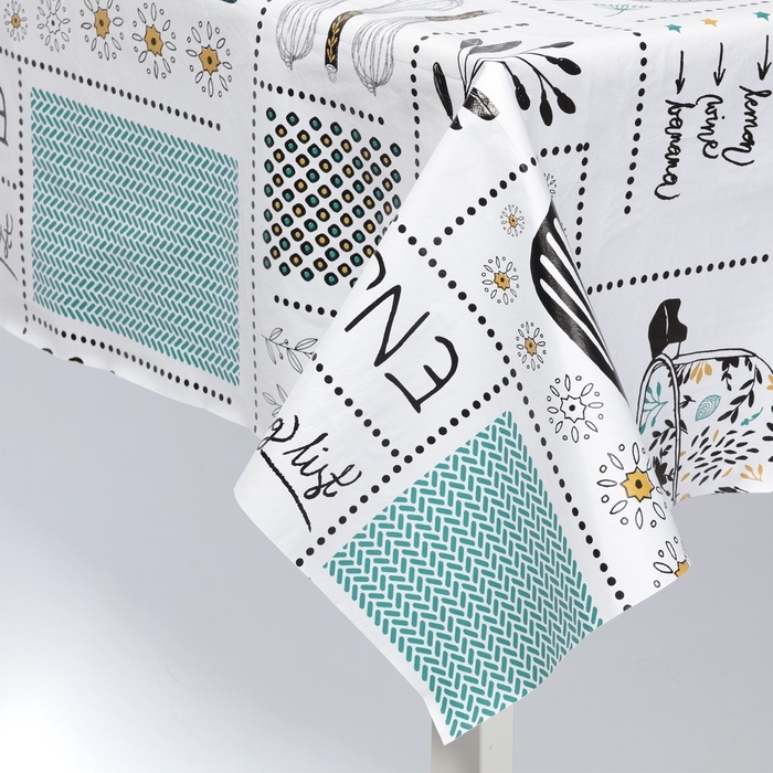 Скатерть на стол «Кухня» Доляна 137×180 см, белая Скатерть на стол «Кухня» Доляна 137×180 см, белая