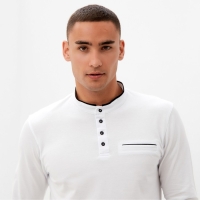 Джемпер мужской (пике) MINAKU цвет белый, р-р 52