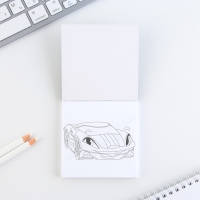 Подарочный набор: блокнот-раскраска и восковые мелки &laquo;Юному герою&raquo;