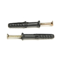 Дюбель-гвоздь "Стройбат", полипропиленовый, потайная манжета, 6x40 мм, 200 шт