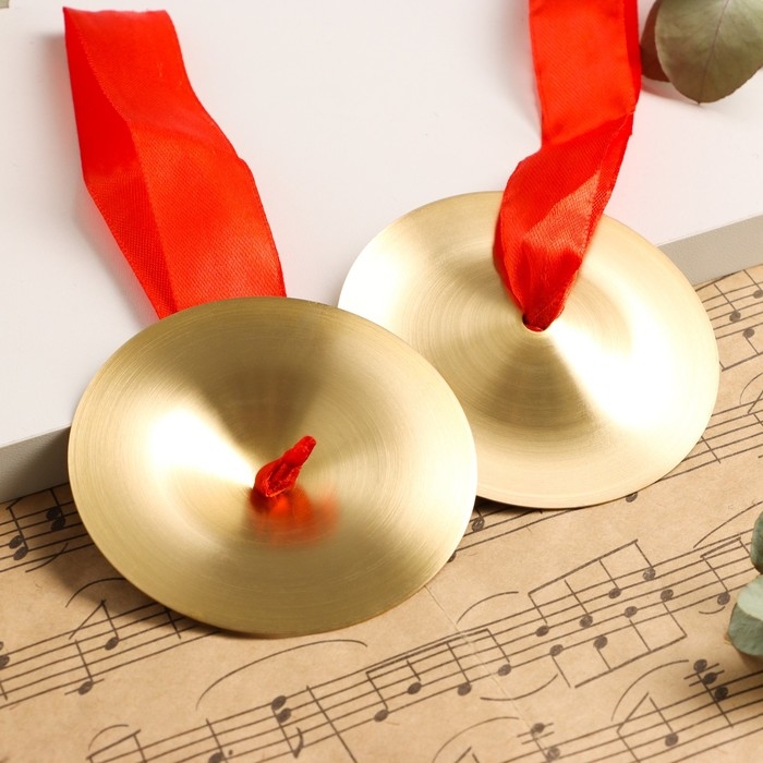 Музыкальный инструмент Тарелки ручные Music Life 9 см Музыкальный инструмент Тарелки ручные Music Life 9 см