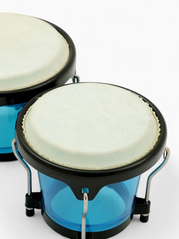 Барабан Бонго Music Life 6 х 7 дюймов, пластиковый, синий