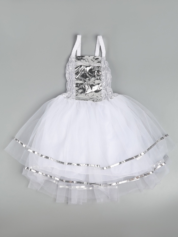 Карнавальный костюм Карнавальный костюм "Снежная принцесса" рост 104-134 см, платье, чокер, корона, палочка