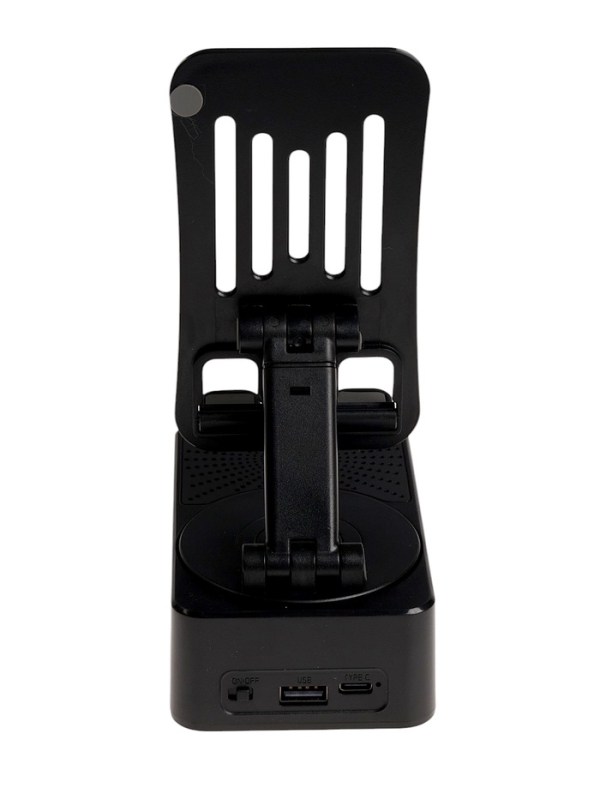 Портативная колонка 3 в 1 PS-50, держатель для телефона, power bank, 5 Вт, 1500 мАч, чёрная