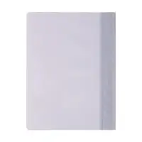 Папка-скоросшиватель Calligrata, А4, 120 мкм, серая, прозрачный верх