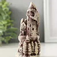 Фигура "Замок" размер 12х6 см, гипс, цвет коричневый