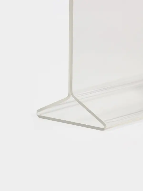 Двухсторонняя подставка А4, оргстекло 2 мм, 21&times;6.5&times;32.5 см, В ЗАЩИТНОЙ ПЛЁНКЕ