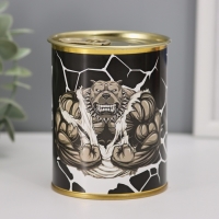 Подарочные носки в банке &laquo;Мужик всегда прав&raquo;, (внутри носки мужские, цвет чёрный)