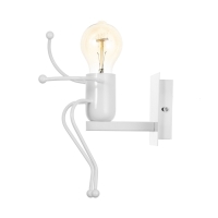 Бра "Человечек" E27 40Вт белый 11х20х17 см Бра "Человечек" E27 40Вт белый 11х20х17 см