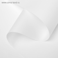 Пленка для цветов "Люкс", матовая, белая, 0,6 х 10 м, 200 г, 40 мкм