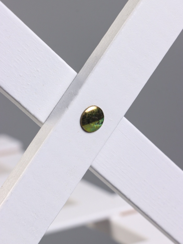 Подставка для цветов Greengo, 5 полок, 50 &times; 25 &times; 89 см, напольная, бамбук, белая