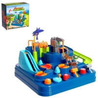 Настольная игра-лабиринт &laquo;Приключения динозавров&raquo;, 2 машинки