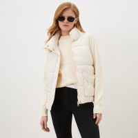 Жилет женский с воротником MIST, р.46, молочный