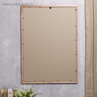 Фоторамка сосна с24 коричневая 50х70 см (пластиковый экран)