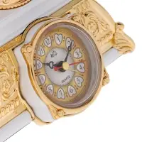 Часы-светильник "Ретро телефон", белый, с будильником, 28.5 х 18 х 18 см