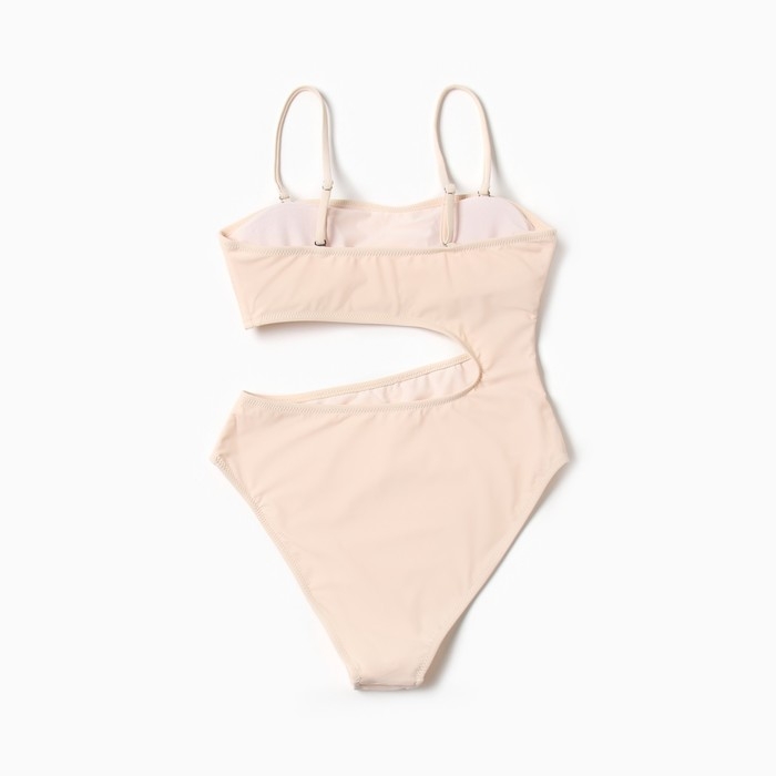 Купальник слитный женский MINAKU цвет молочный, размер 48