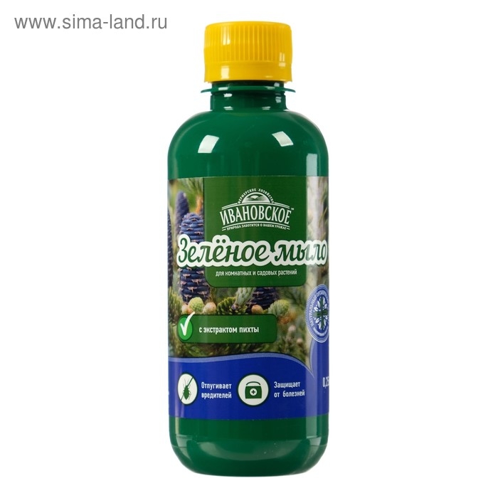 Зеленое мыло с пихтовым экстрактом, "Ивановское", 0,25 л