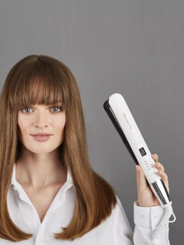 Выпрямитель для волос Volumizer SF4650F0, ЖК-дисплей, белый