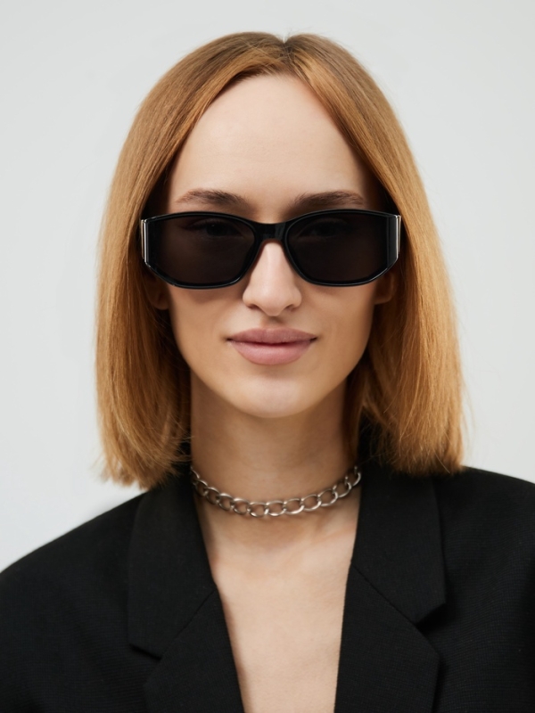 Очки солнцезащитные женские, uv 400, ширина 14 см, дужка 13.3 см, линза 6 х 4.4 см