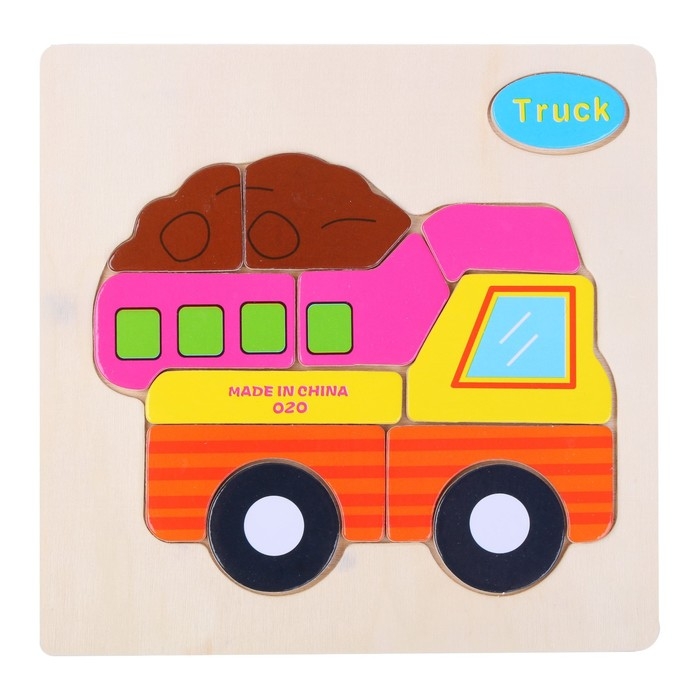 Рамки-вкладыши &laquo;Транспорт&raquo; 15 &times; 15 &times; 0,5 см, МИКС