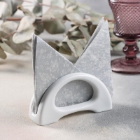 Салфетница «Бельё», цвет белый Салфетница «Бельё», цвет белый