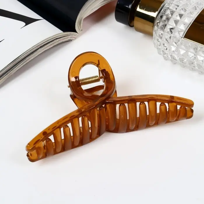 Краб для волос &laquo;Милица&raquo;, петля, 10.5 см, МИКС