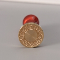 Печать для сургуча с пластиковой ручкой "Широкая рамка. Ажур" 6,3х3х3 см