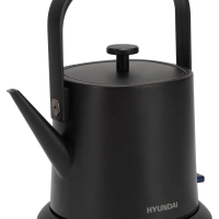 Чайник HYK-S2042 0.6л. 1000Вт черный (металл)