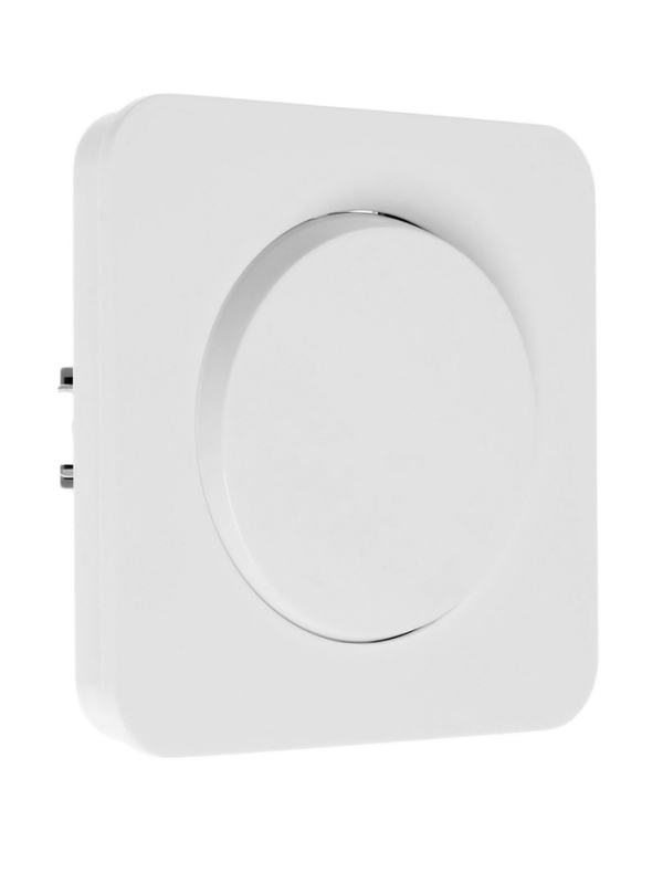 Выключатель проходной, серия "Circular", 10 А, 1 кл., скрытый, белый