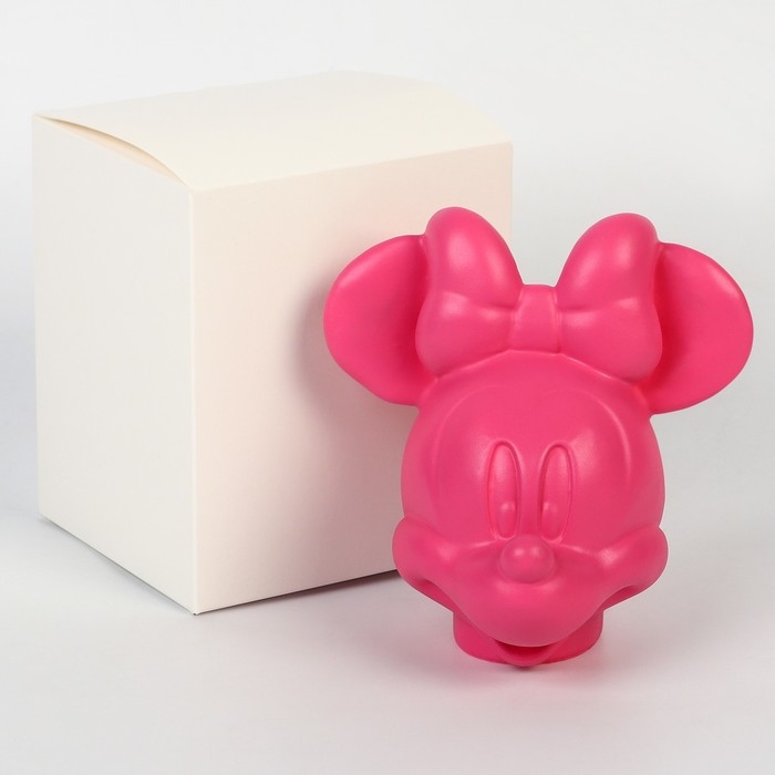 Копилка Минни Маус, гипс, 16х14х13 см, розовый, DISNEY Копилка Минни Маус, гипс, 16х14х13 см, розовый, DISNEY