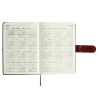 Ежедневник датированный 2024 A5 176 листов, deVENTE.Chelsea, твёрдая обложка из искусственной кожи, коричневый срез, магнитный хлястик, ляссе, кремовый блок 70 г/м2, коричневый Ежедневник датированный 2024 A5 176 листов, deVENTE.Chelsea, твёрдая обложка из искусственной кожи, коричневый срез, магнитный хлястик, ляссе, кремовый блок 70 г/м2, коричневый